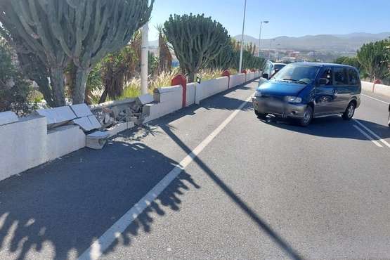 Accidente en la circunvalación de Telde/TA.